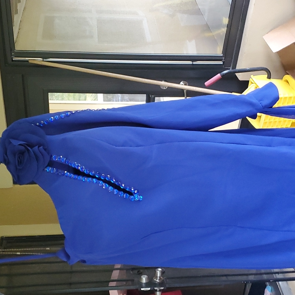 Blue gown